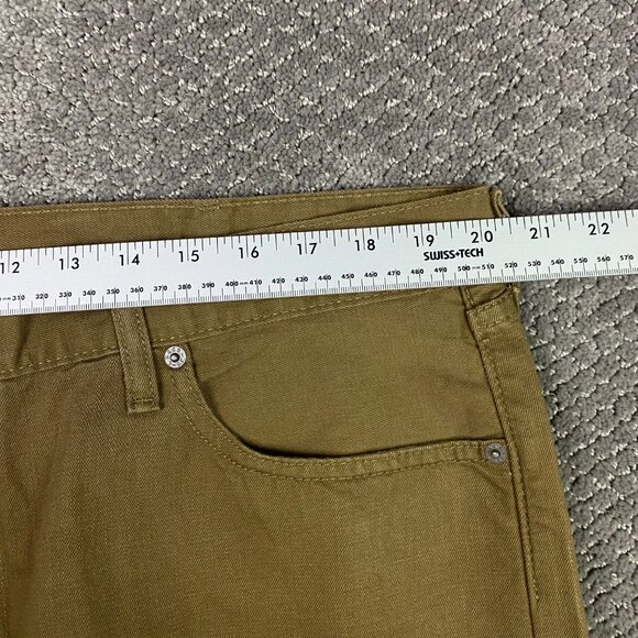 Levi's 505 Regular Fit Straight Leg Jeans Men's 40 x 30 Light Brown Cotton - Picture 10 of 14